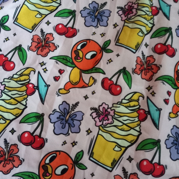 Disney Orange Bird Dole Whip Dress L - Picture 3 of 5